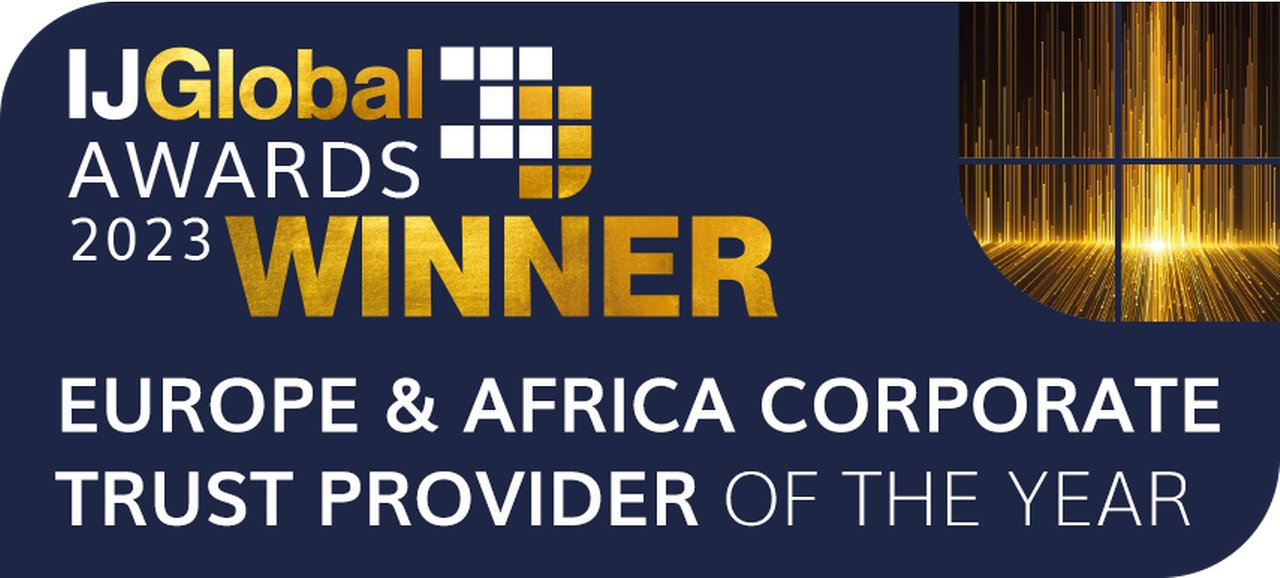 IJGlobal Awards winner 2023 Europe & Africa Corporate Trust Provider of the year