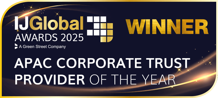 IJGlobal Awards2025 Winner APAC Corporate Trust Provider of the year