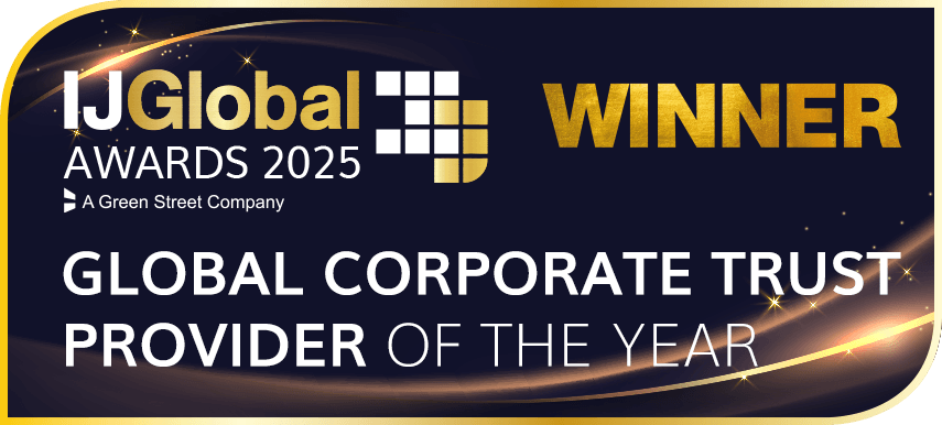 IJGlobal Awards2025 Winner Global Corporate Trust Provider of the year