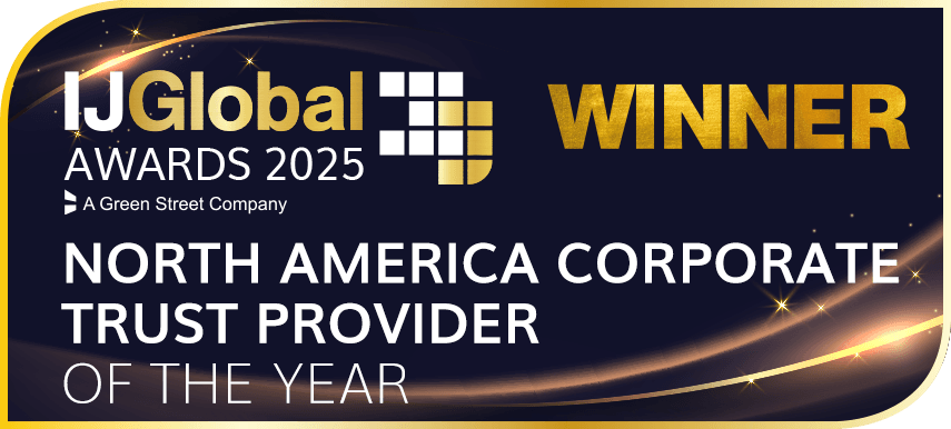 IJGlobal Awards2025 Winner NA Corporate Trust Provider of the year